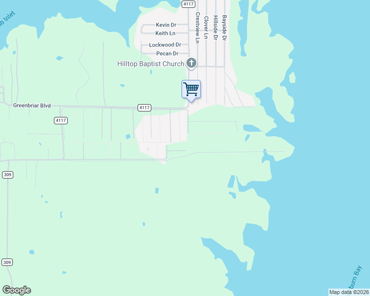 map of restaurants, bars, coffee shops, grocery stores, and more near 24531 Buzz Free Lane in Frankston