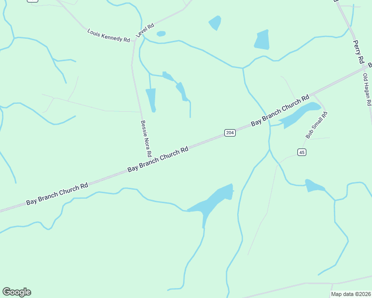 map of restaurants, bars, coffee shops, grocery stores, and more near Bay Branch Road in Claxton