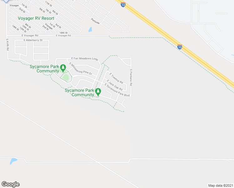 map of restaurants, bars, coffee shops, grocery stores, and more near 9282 South Winter Wood Road in Tucson