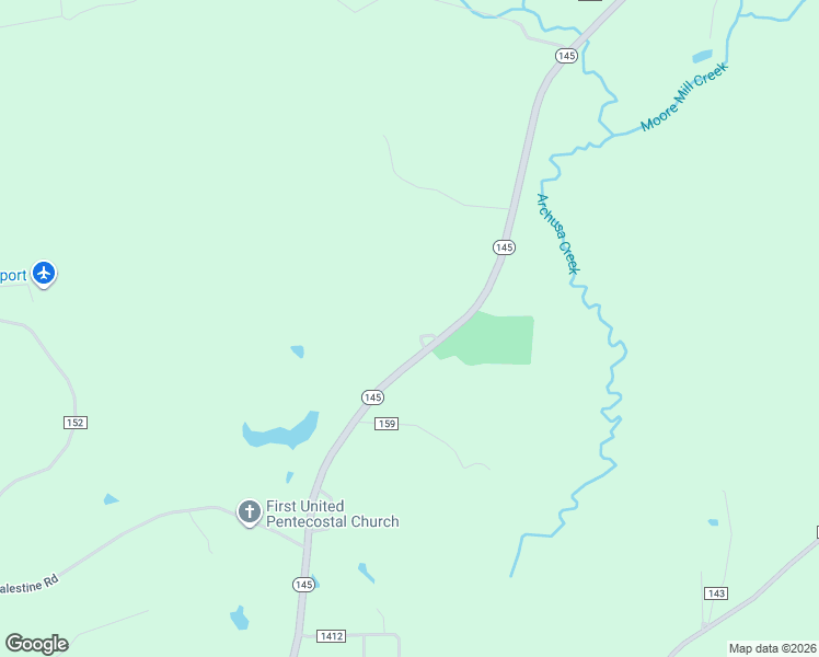 map of restaurants, bars, coffee shops, grocery stores, and more near 3237 Mississippi 145 in Quitman