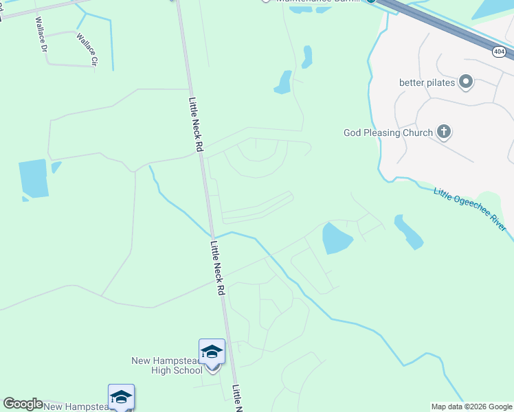map of restaurants, bars, coffee shops, grocery stores, and more near 2750 Little Neck Road in Savannah