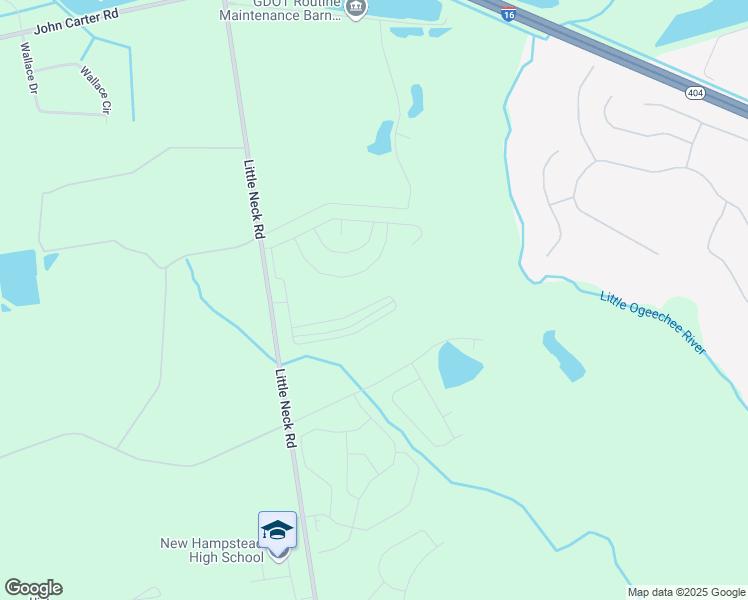 map of restaurants, bars, coffee shops, grocery stores, and more near 2750 Little Neck Road in Savannah