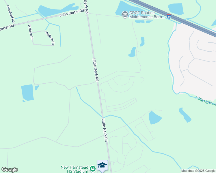 map of restaurants, bars, coffee shops, grocery stores, and more near 104 Chilburn Circle in Bloomingdale