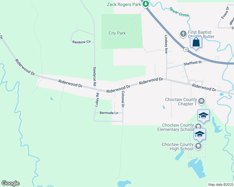 map of restaurants, bars, coffee shops, grocery stores, and more near 129 Island Drive in Butler