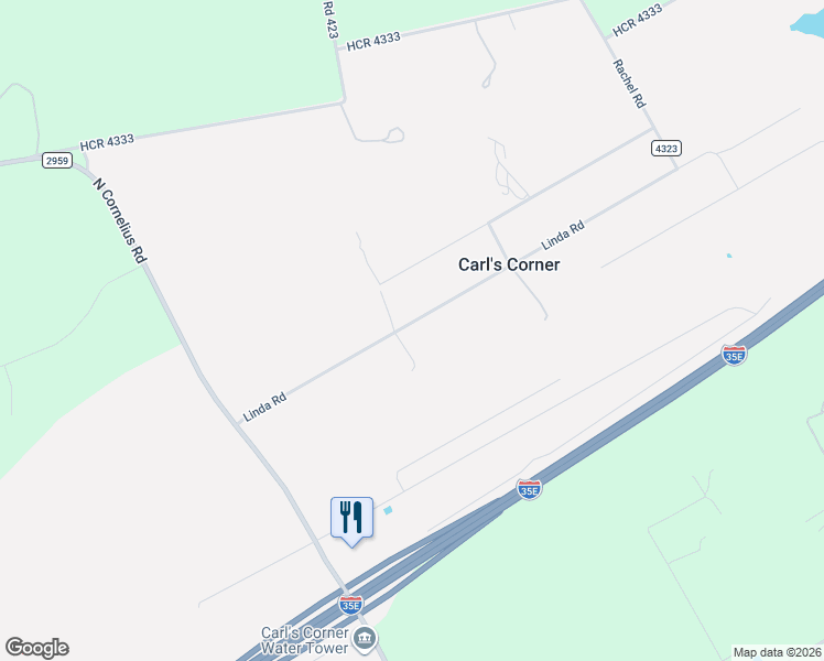 map of restaurants, bars, coffee shops, grocery stores, and more near 1019 Linda Road in Hillsboro
