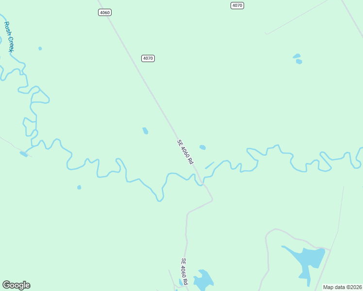 map of restaurants, bars, coffee shops, grocery stores, and more near SE 4060 Rd in Kerens