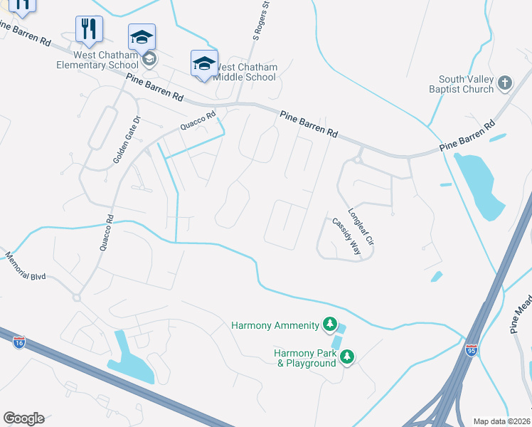map of restaurants, bars, coffee shops, grocery stores, and more near 181 Silverton Road in Pooler