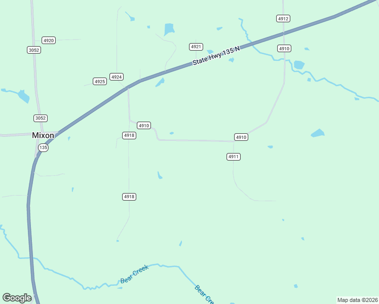 map of restaurants, bars, coffee shops, grocery stores, and more near 640 County Road 4910 in Troup