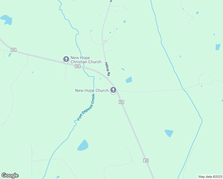 map of restaurants, bars, coffee shops, grocery stores, and more near Co Road 33 in Letohatchee