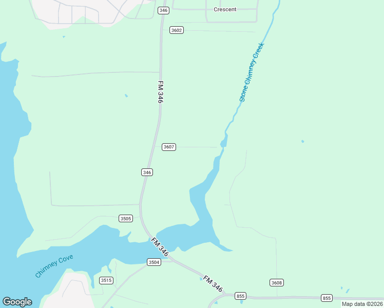 map of restaurants, bars, coffee shops, grocery stores, and more near County Road 3607 in Bullard