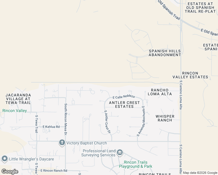 map of restaurants, bars, coffee shops, grocery stores, and more near 8951 South Placita Pastura in Vail