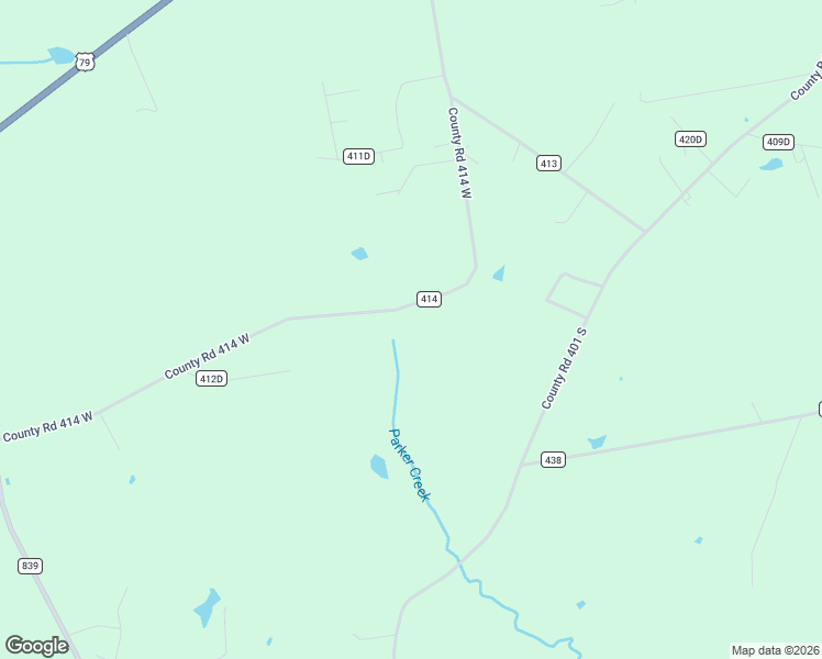 map of restaurants, bars, coffee shops, grocery stores, and more near 5791-6077 County Road 414 West in Henderson