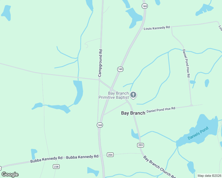 map of restaurants, bars, coffee shops, grocery stores, and more near 1 Bay Branch Church Road in Claxton