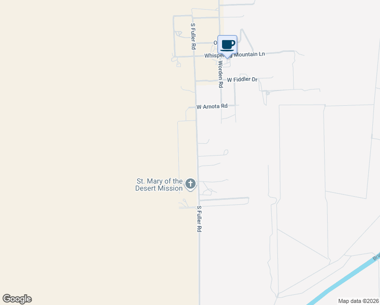 map of restaurants, bars, coffee shops, grocery stores, and more near 8690 South Fuller Road in Tucson