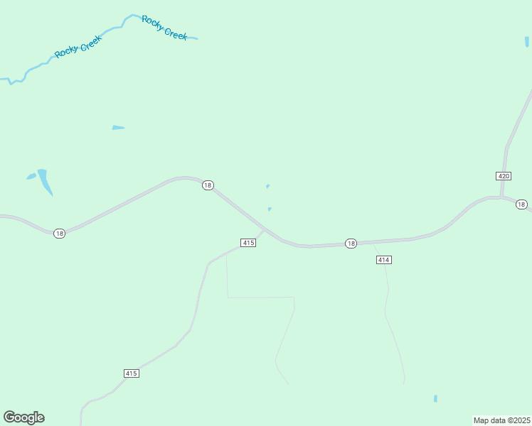map of restaurants, bars, coffee shops, grocery stores, and more near County Road 20 in Quitman