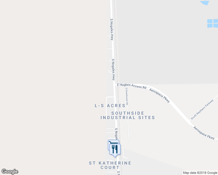 map of restaurants, bars, coffee shops, grocery stores, and more near 8908 South Nogales Highway in Tucson