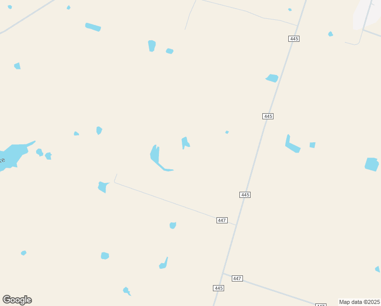 map of restaurants, bars, coffee shops, grocery stores, and more near 710 County Road 445 in De Leon