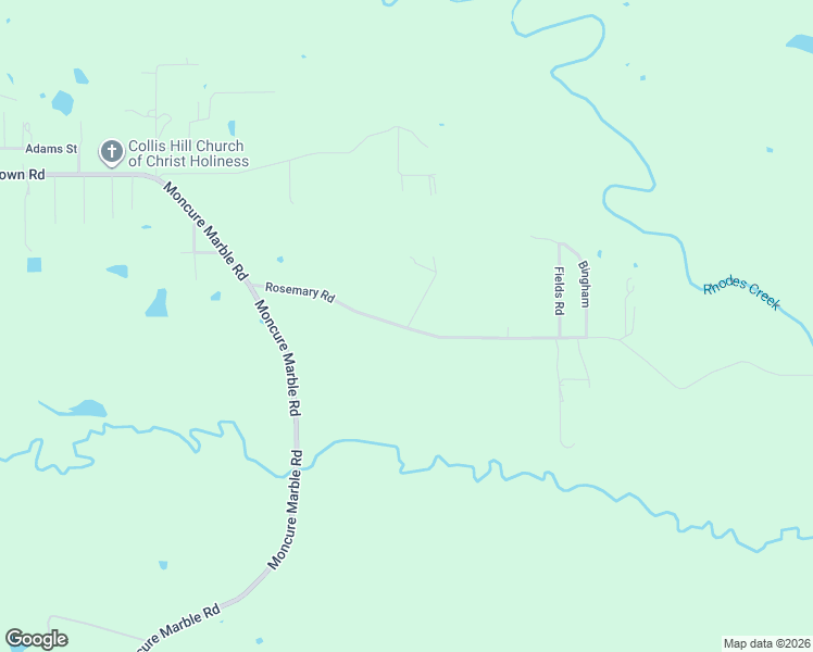 map of restaurants, bars, coffee shops, grocery stores, and more near 1400 Rosemary Road in Terry
