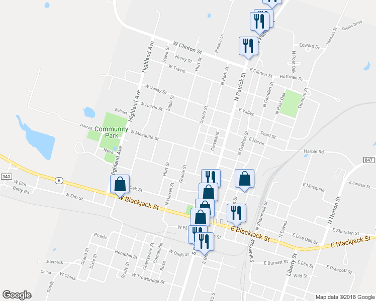 map of restaurants, bars, coffee shops, grocery stores, and more near 414 Gracie Street in Dublin