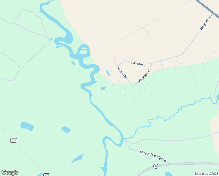 map of restaurants, bars, coffee shops, grocery stores, and more near Magnolia Lane in Reidsville