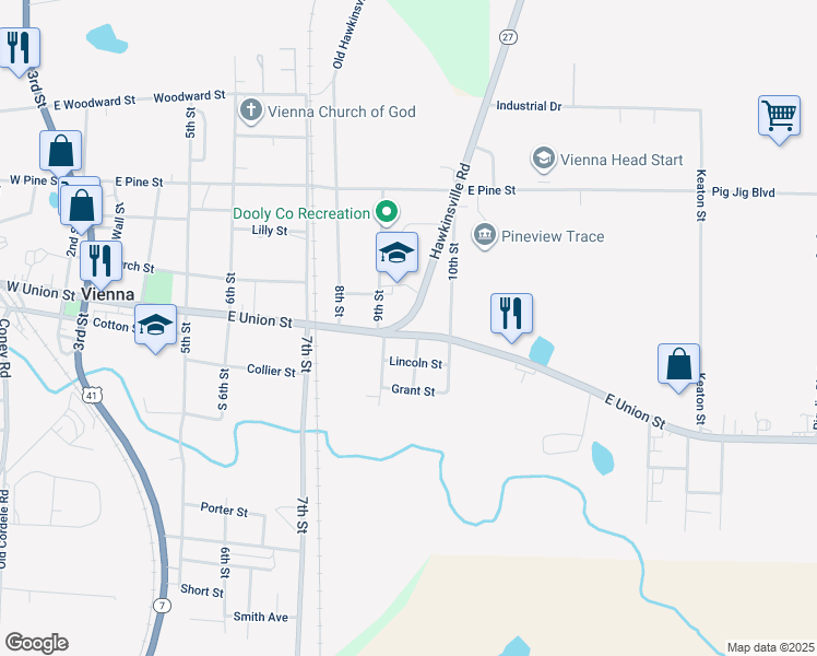 map of restaurants, bars, coffee shops, grocery stores, and more near in Vienna