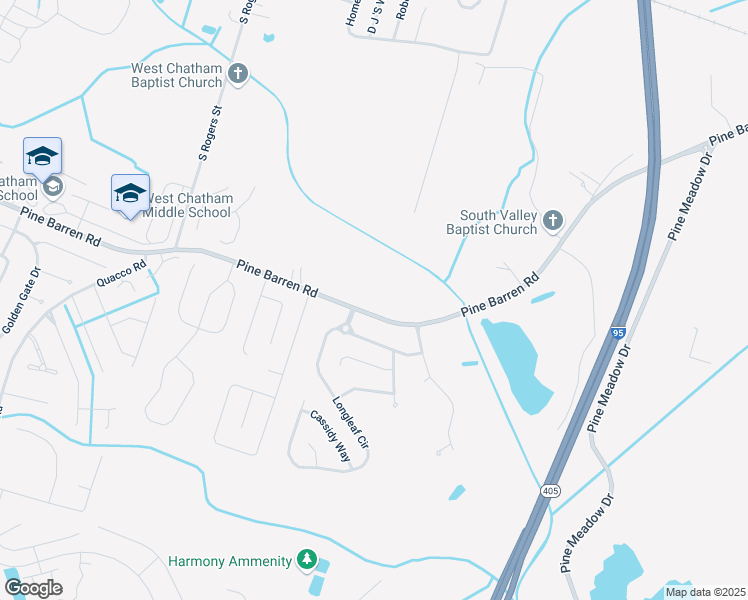 map of restaurants, bars, coffee shops, grocery stores, and more near 694 Pine Barren Road in Pooler