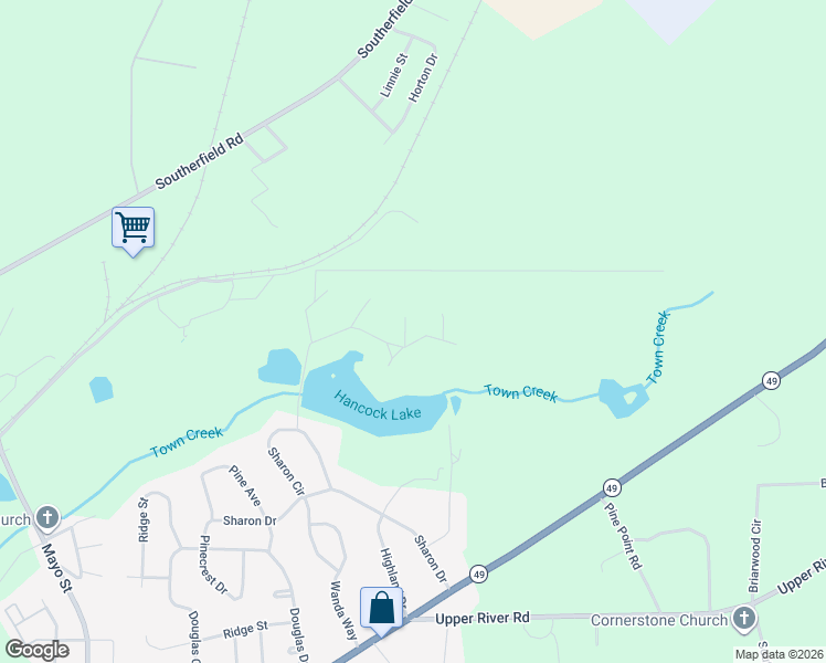 map of restaurants, bars, coffee shops, grocery stores, and more near 400 Rigas Road in Americus
