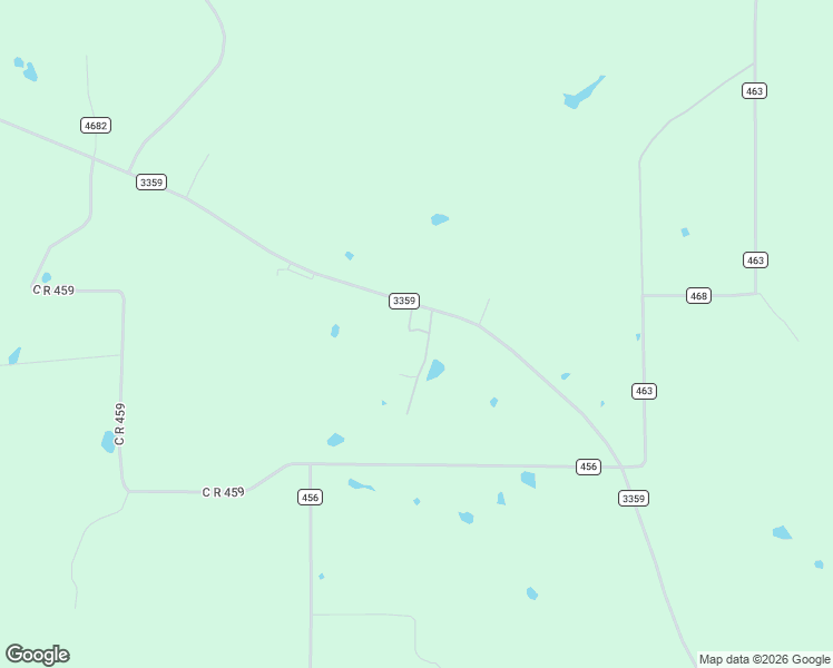 map of restaurants, bars, coffee shops, grocery stores, and more near 2128 Farm to Market Road 3359 in Carthage