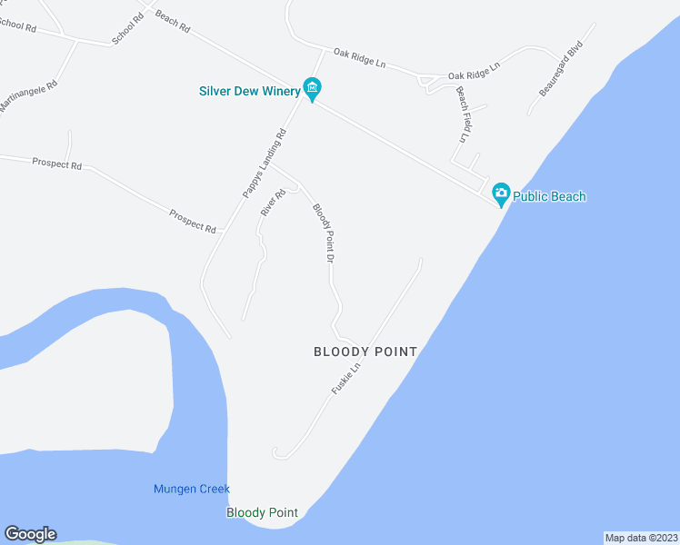 map of restaurants, bars, coffee shops, grocery stores, and more near 2201 Sandy Lane in Daufuskie Island