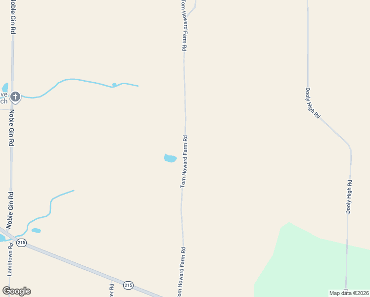 map of restaurants, bars, coffee shops, grocery stores, and more near Tom Howard Farm Road in Dooly County