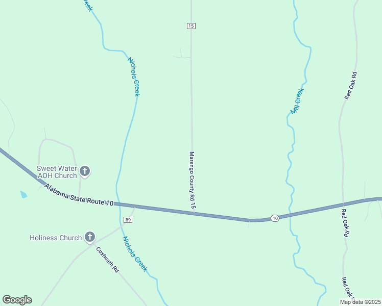 map of restaurants, bars, coffee shops, grocery stores, and more near 35170 Alabama 10 in Sweet Water
