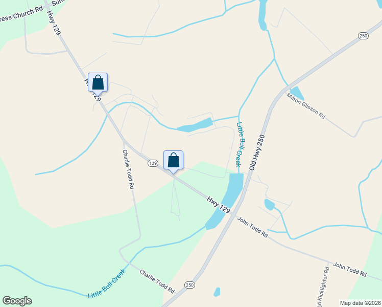 map of restaurants, bars, coffee shops, grocery stores, and more near 1808 Highway 129 in Claxton