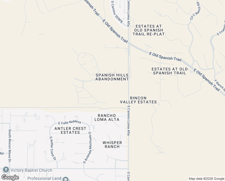 map of restaurants, bars, coffee shops, grocery stores, and more near 8704 South Camino Loma Alta in Corona de Tucson