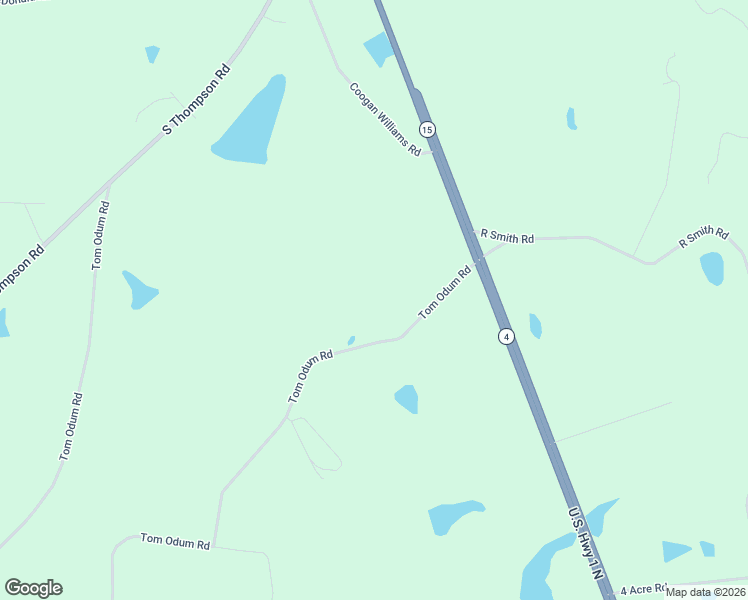 map of restaurants, bars, coffee shops, grocery stores, and more near 1833 Tom Odum Road in Vidalia