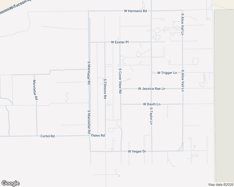 map of restaurants, bars, coffee shops, grocery stores, and more near 8620 South Cover View Road in Tucson