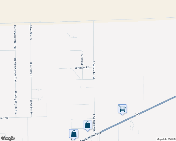 map of restaurants, bars, coffee shops, grocery stores, and more near 8520 South Comanche Road in Tucson