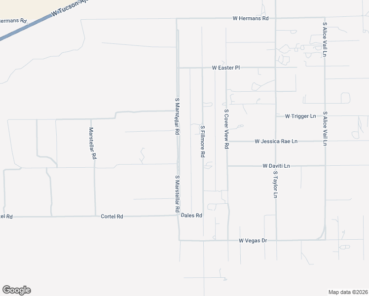 map of restaurants, bars, coffee shops, grocery stores, and more near 8631 South Marstellar Road in Tucson