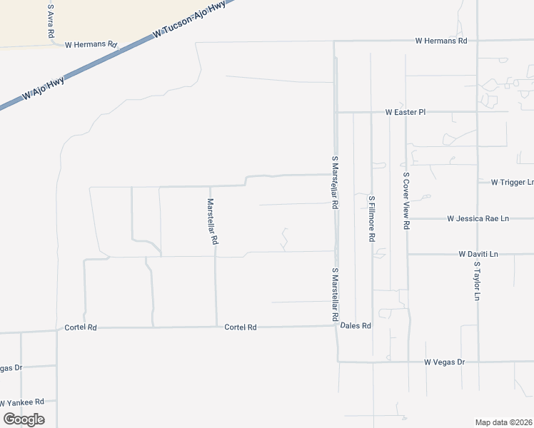 map of restaurants, bars, coffee shops, grocery stores, and more near 8560 South Marstellar Road in Tucson