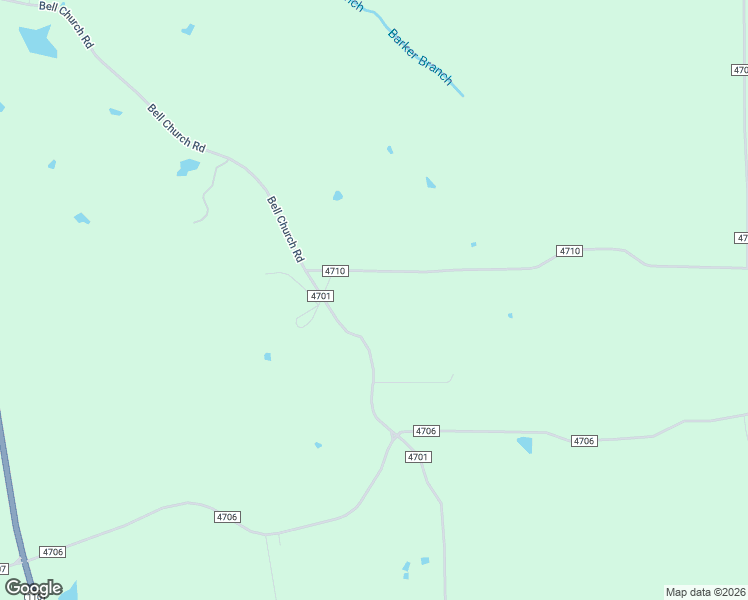 map of restaurants, bars, coffee shops, grocery stores, and more near 1519 County Road 4701 in Troup