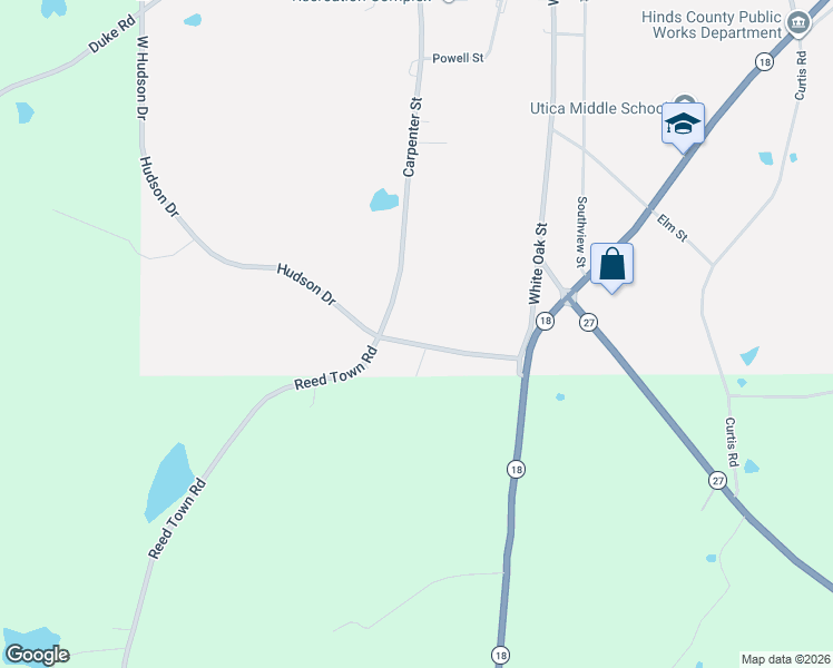 map of restaurants, bars, coffee shops, grocery stores, and more near 108 Hudson Drive in Utica