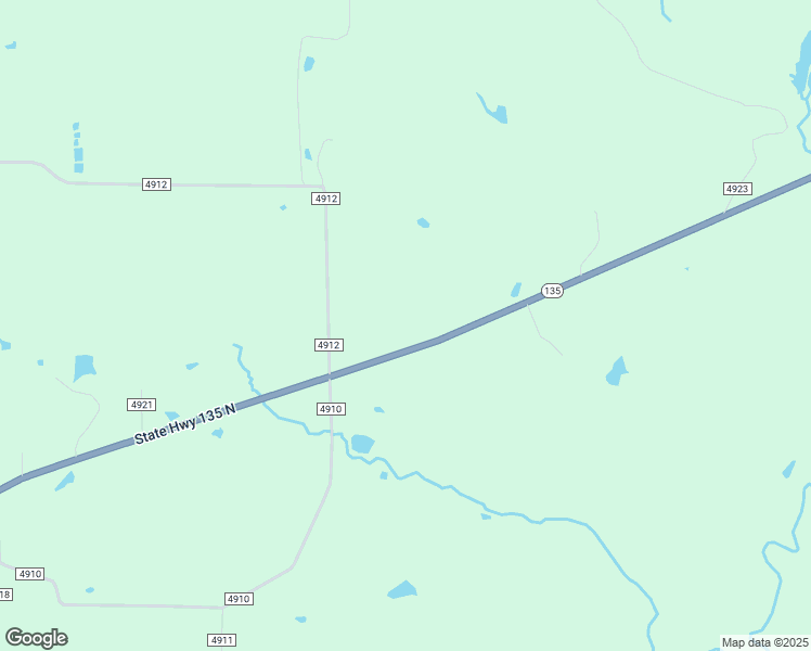 map of restaurants, bars, coffee shops, grocery stores, and more near 11757 Texas 135 in Troup