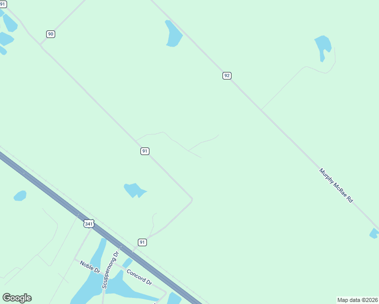 map of restaurants, bars, coffee shops, grocery stores, and more near 55 Misty Lane in McRae-Helena