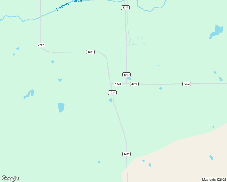 map of restaurants, bars, coffee shops, grocery stores, and more near County Road 4224 in Frankston