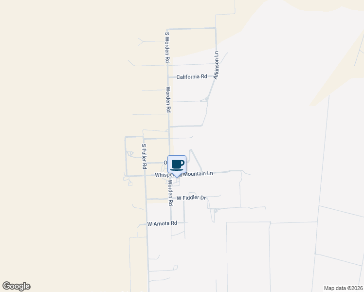 map of restaurants, bars, coffee shops, grocery stores, and more near 8197 South Worden Road in Tucson