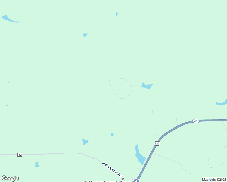 map of restaurants, bars, coffee shops, grocery stores, and more near Cade-Banks Circle in Bullock County