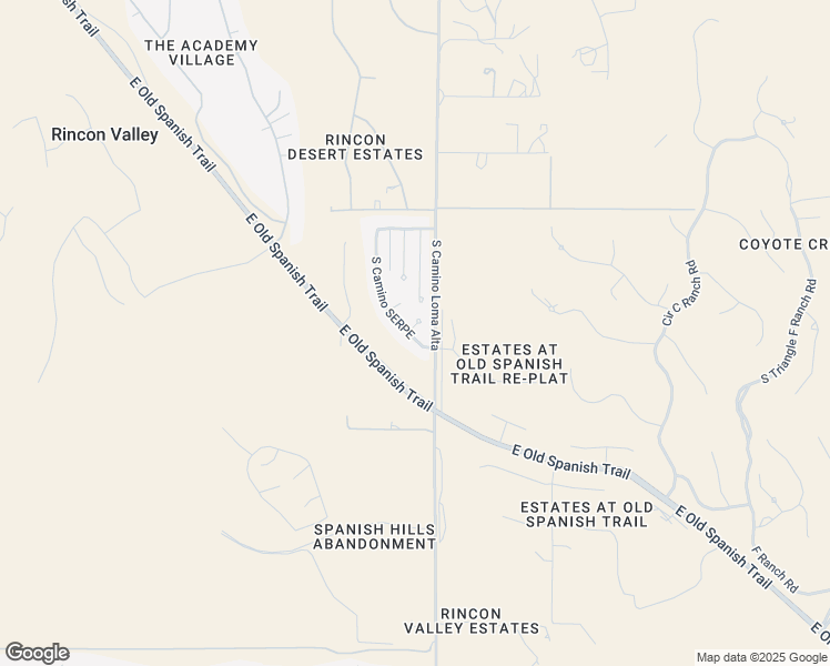 map of restaurants, bars, coffee shops, grocery stores, and more near 14248 East Placita ROCIANA in Tucson