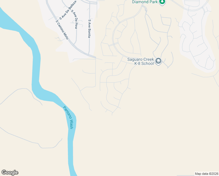map of restaurants, bars, coffee shops, grocery stores, and more near 8399 South Wentworth Road in Tucson