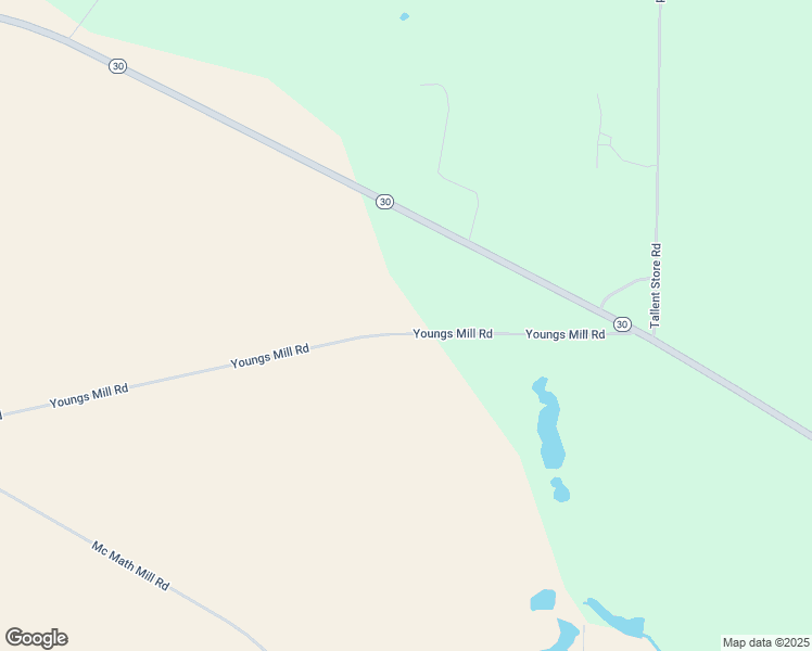 map of restaurants, bars, coffee shops, grocery stores, and more near 210 Youngs Mill Road in Americus