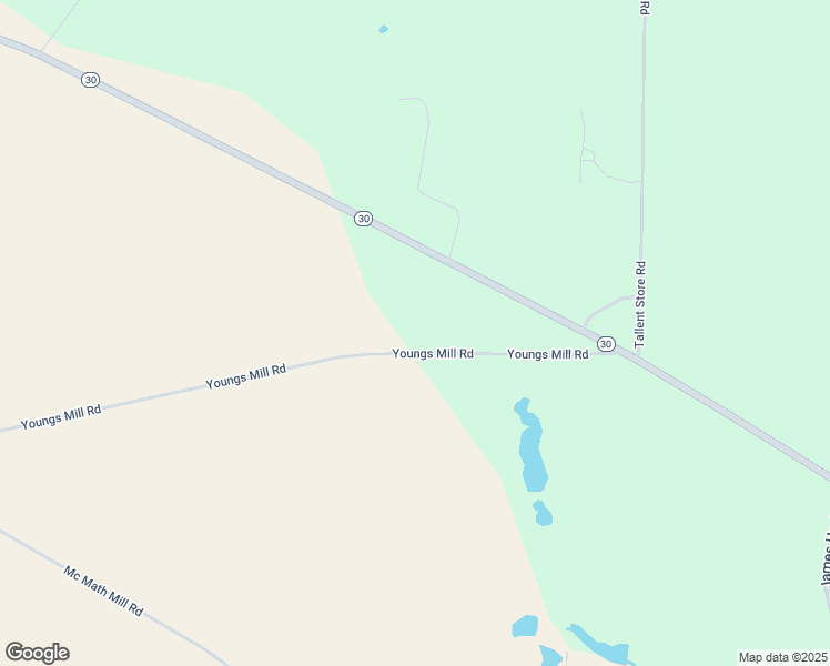 map of restaurants, bars, coffee shops, grocery stores, and more near 210 Youngs Mill Road in Americus