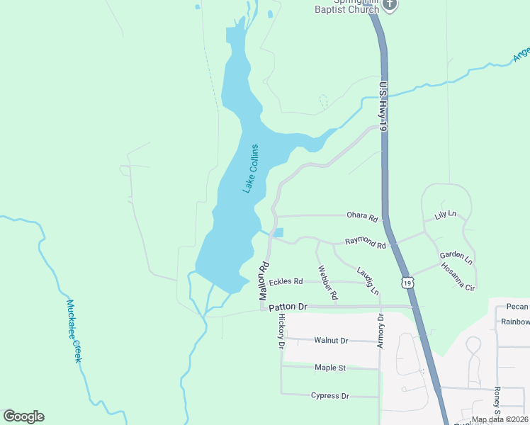 map of restaurants, bars, coffee shops, grocery stores, and more near 400 Rawley Road in Americus